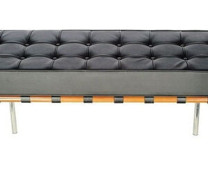 BANCO CAPRI DE 1.83 - COURO NATURAL