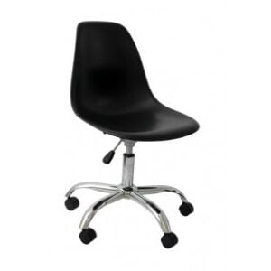 CADEIRA DKR OFFICE CHARLES EAMES - ALUMÍNIO- FIBRA DE VIDRO