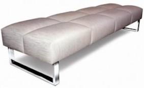 BANCO SOFT - COURO NATURAL