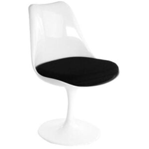 CADEIRA SAARINEN SEM BRAÇOS - COURO ECOLÓGICO