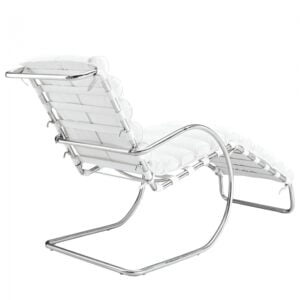 CHAISE LONGUE MR INOX- COURO ECOLÓGICO