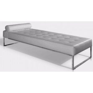 CHAISE NORDIC INOX - COURO ECOLÓGICO