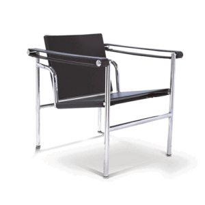 POLTRONA LC1 INOX - COURO SOLETA