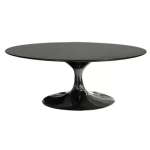 MESA SAARINEN DE CENTRO REDONDA 107CM - MADEIRA