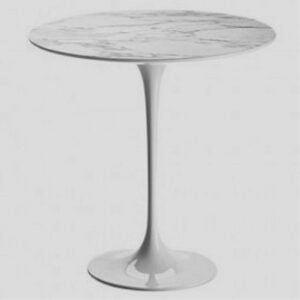 MESA LATERAL SAARINEN 0.41 - MÁRMORE CARRARA