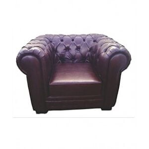 POLTRONA CHESTERFIELD - COURO ECOLÓGICO