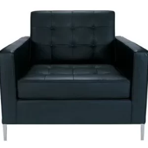 POLTRONA FK INOX - COURO NATURAL