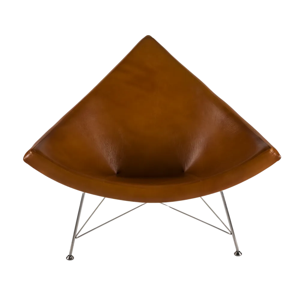 POLTRONA COCONUT - COURO NATURAL