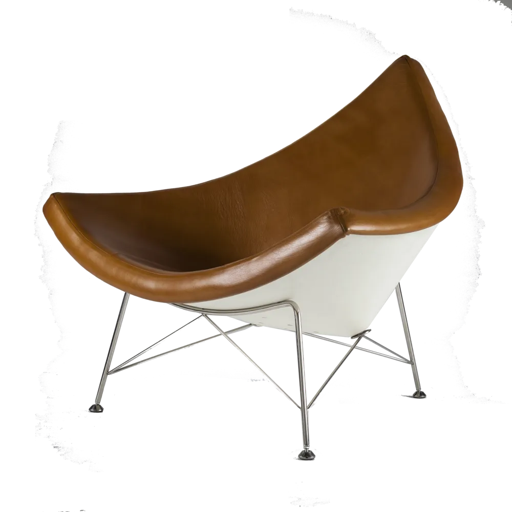 POLTRONA COCONUT - COURO NATURAL - Imagem 2