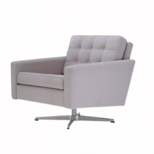 POLTRONA FK GIRATÓRIA - COURO ECOLÓGICO