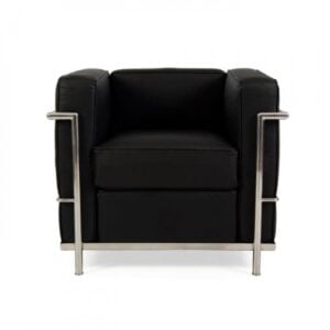 POLTRONA LC2 INOX - COURO NATURAL