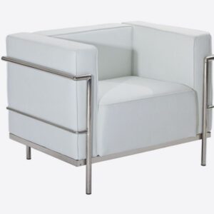 POLTRONA LC3 INOX - COURO NATURAL
