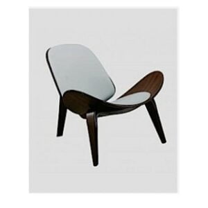 POLTRONA SHELL - COURO ECOLÓGICO