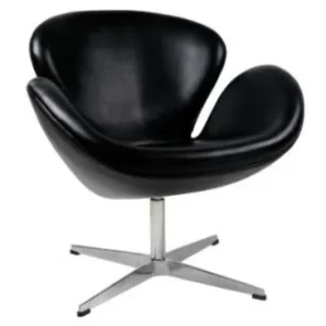 POLTRONA SWAN - COURO NATURAL