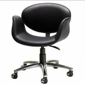 CADEIRA TULIPA OFFICE - COURO NATURAL