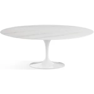 MESA DE JANTAR SAARINEN OVAL 1.98X1.22 - BRANCO ESPIRITO SANTO