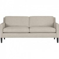 SOFÁ VOGUE DE 2 LUGARES - COURO NATURAL